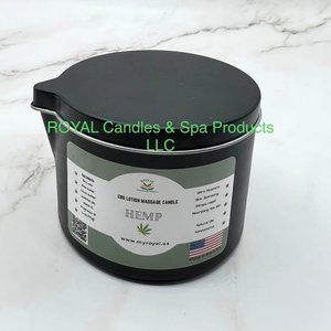 Lotion Massage Candle Hemp 6oz.